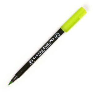 Sakura Koi Coloring Brush Pen - Yellow Green (Pack of 3)