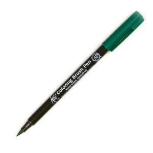 Sakura Koi Coloring Brush Pen - Green (Pack of 3)