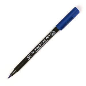 Sakura Koi Coloring Brush Pen - Blue (Pack of 3)