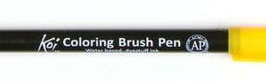 Sakura Koi Coloring Brush Pen - Deep Yellow (Pack of 3)