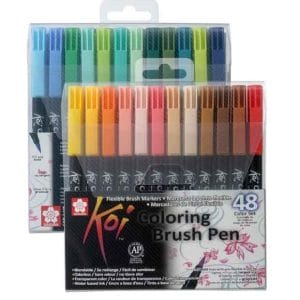 Sakura Koi Water Color Brush Set of 48 Colors