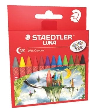 Staedtler Luna Wax Crayons - Pack of 12 Staedtler Luna Wax Crayons - Pack of 12