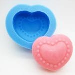 Designer Heart Silicone Soap Mould