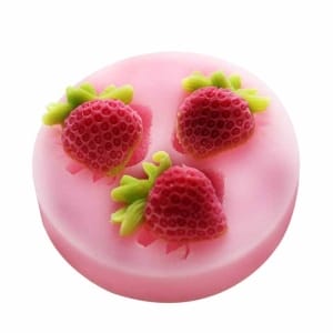 Mini Strawberry Silicone Clay Mould