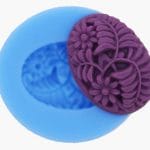 Floral Cameo Silicone Clay Mould (Design 2)