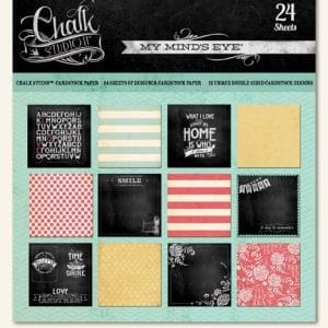 My Minds Eye - Chalk Studio 2 - 6X6 Paperpack