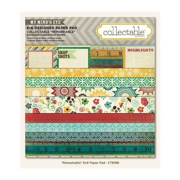 My Minds Eye - Remarkable - 6X6 Paperpack