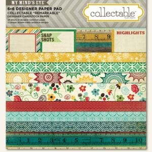 My Minds Eye - Remarkable - 6X6 Paperpack