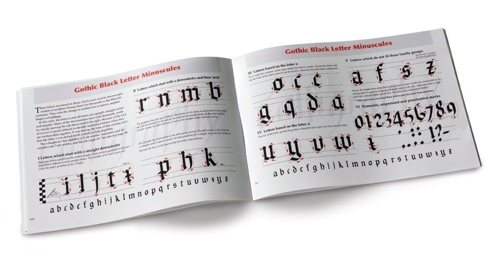 Manuscript Calligraphy Manual - Step By Step Introduction mc387b inside pages mc387b_inside-pages