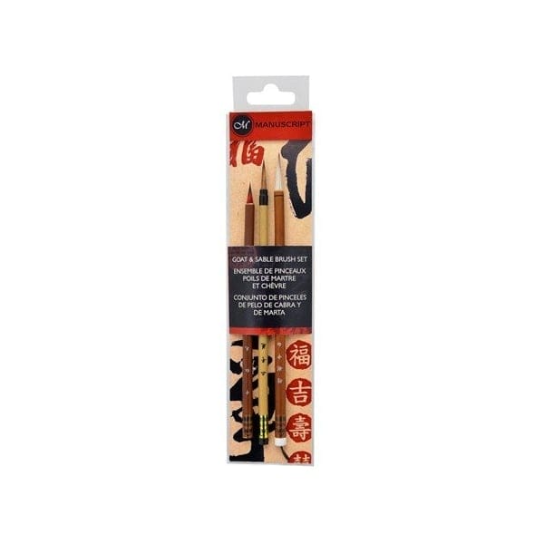 Manuscript Assorted Calligraphy Brush Set