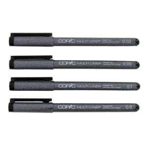 Copic Black Multiliner