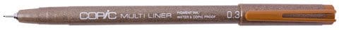 Copic Sepia Multiliner 0.3 mm ml sepia 03 Copic Sepia Multiliner 0.3 mm