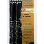 Manuscript Callicreative Metallic Gold & Silver Marker Pens - Medium