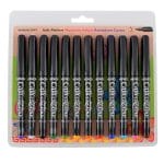 Manuscript Callicreative 12 Assorted Italic Marker Pens - Fine