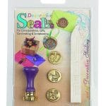 Manuscript 3 Coin Wax Sealing Set -  Birth/ New Baby