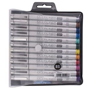Copic Color Multiliner SP Brush Small - Set of 12