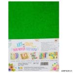 A4 Felt Sheets - Green (Pack of 10 sheets)
