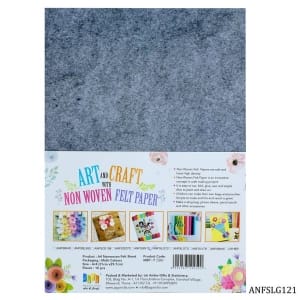 A4 Felt Sheets - Light Grey (Pack of 10 sheets)