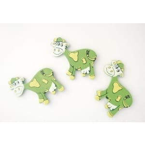 Wooden Die Cuts - Cow (Pack of 5)