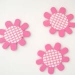 Wooden Die Cuts - Flowers - Pink (Pack of 5)