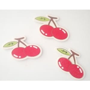 Wooden Die Cuts - Cherries (Pack of 5)