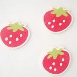 Wooden Die Cuts - Strawberries (Pack of 5)