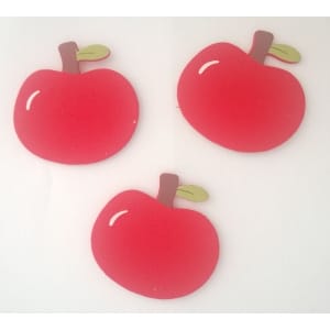 Wooden Die Cuts - Apples (Pack of 5)