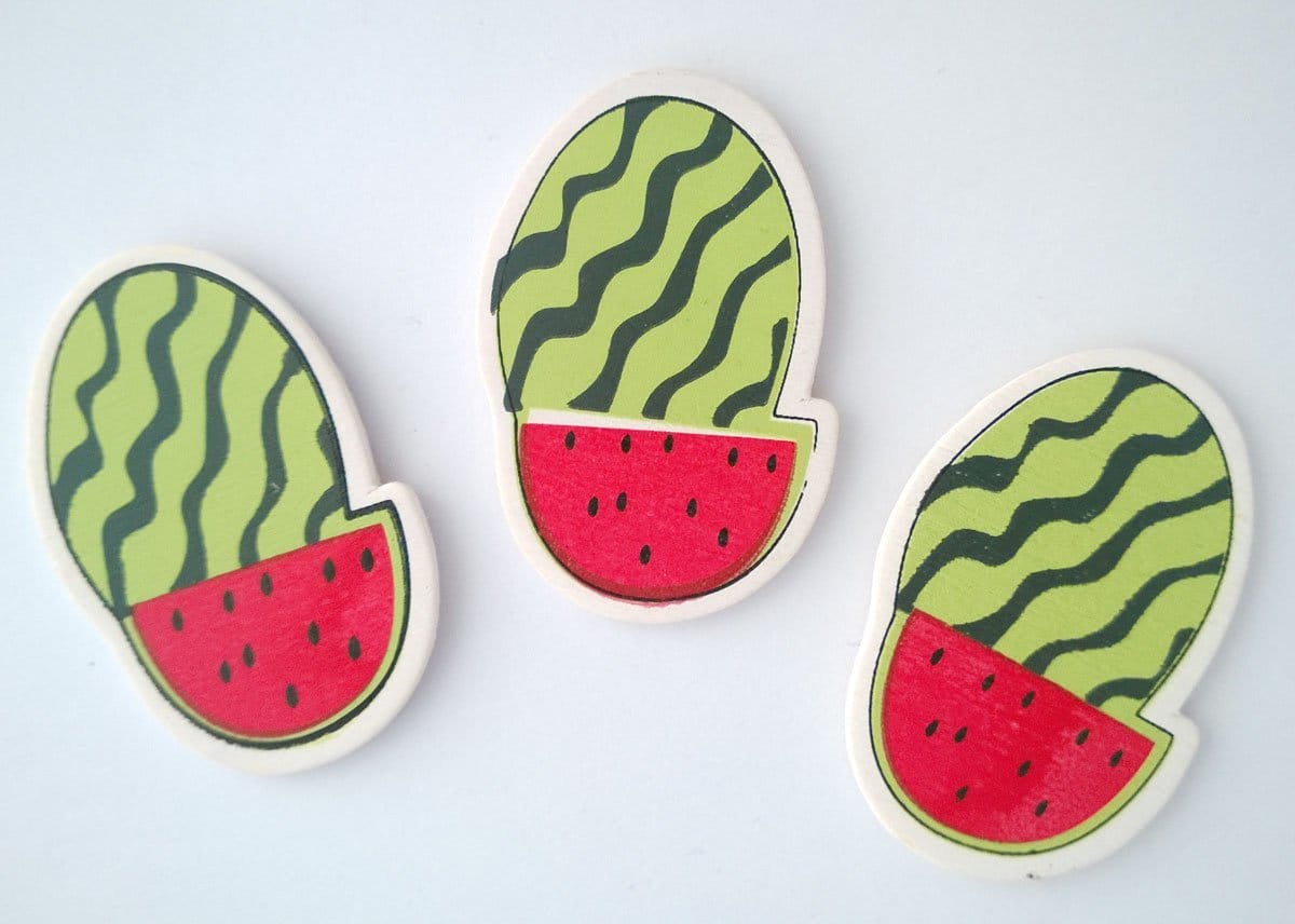 Wooden Die Cuts - Watermelons (Pack of 5) cadc 07 Wooden Die Cuts - Watermelons (Pack of 5)