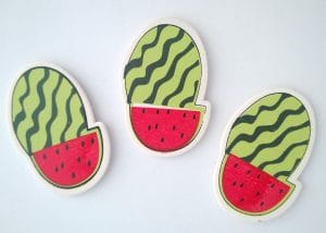Wooden Die Cuts - Watermelons (Pack of 5)