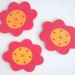 Wooden Die Cuts - Flowers - Dark Pink (Pack of 5)