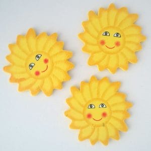 Wooden Die Cuts - Sunflowers (Pack of 5)