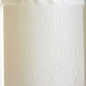 Papus Embossed A6 cards with Envelopes (Set of 4 Pieces) - Design 2