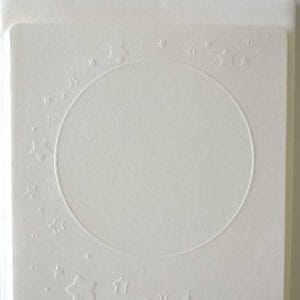 Papus Embossed A6 cards with Envelopes (Set of 4 Pieces) - Design 3
