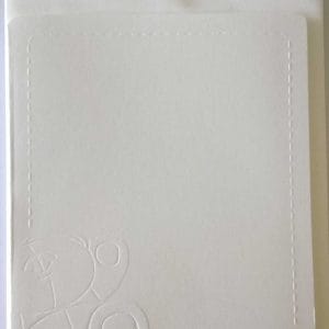 Papus Embossed A6 cards with Envelopes (Set of 4 Pieces) - Design 4