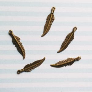 Feather Charms (Pack of 5 pcs)