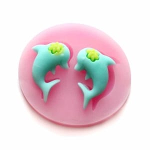 Mini Dolphins Silicone Clay Mould