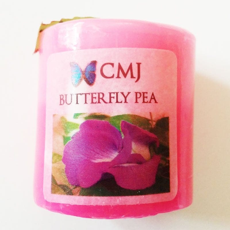 Aromatic Pillar Candles - Butterfly Pea (Small) capc 02 2 capc-02-2