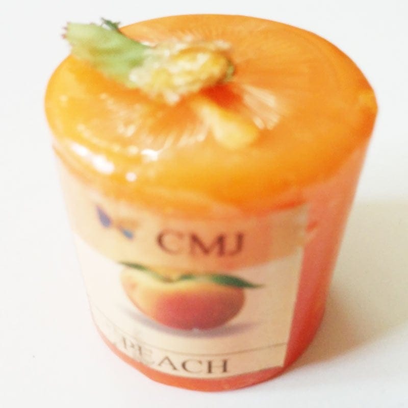 Aromatic Pillar Candles - Peach (Small) capc 05 1 Aromatic Pillar Candles - Peach (Small)