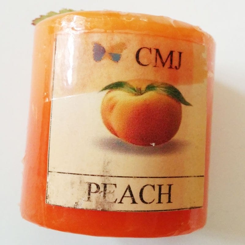 Aromatic Pillar Candles - Peach (Small) capc 05 2 capc-05-2