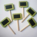 Wooden Plant Markers - Green (Set of six pcs)
