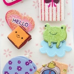 Hello Glitter Sticker