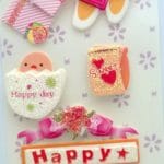 Happy Day Glitter Sticker