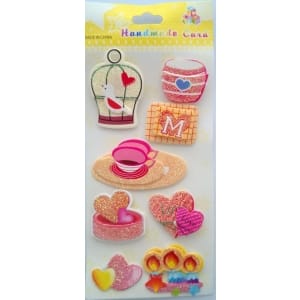 Love Bird Glitter Sticker