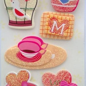 Love Bird Glitter Sticker