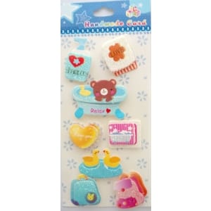 Bath Time Glitter Sticker