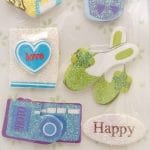 Happy Glitter Sticker