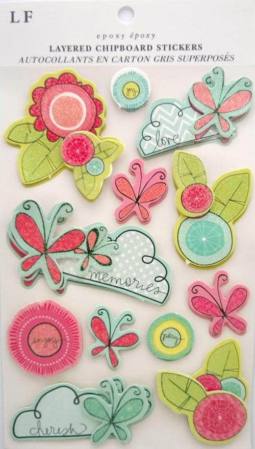 Layered Memories Chipboard Sticker cast 97 Layered Memories Chipboard Sticker