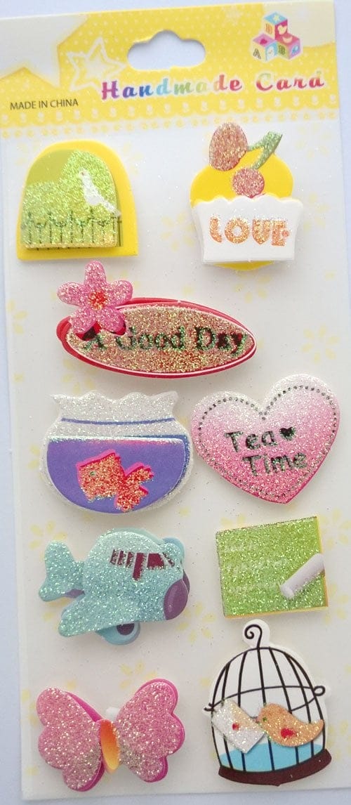 Good Day Glitter Sticker cast 99 Good Day Glitter Sticker