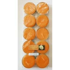 Aromatic Tea Lights - Orange Jasmine (Pack of 10)