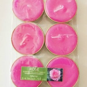 Aromatic Tea Lights - Rose (Pack of 10)